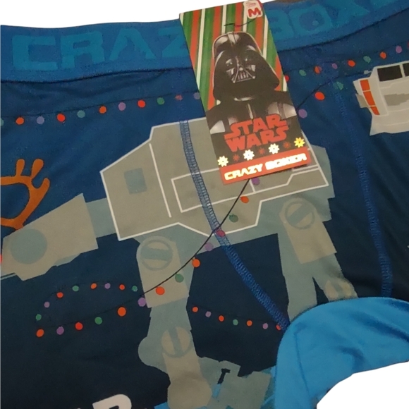 Crazy Boxer Star Wars XMAS Boxer Briefs 2 Pack Size M - Picture 3 of 6